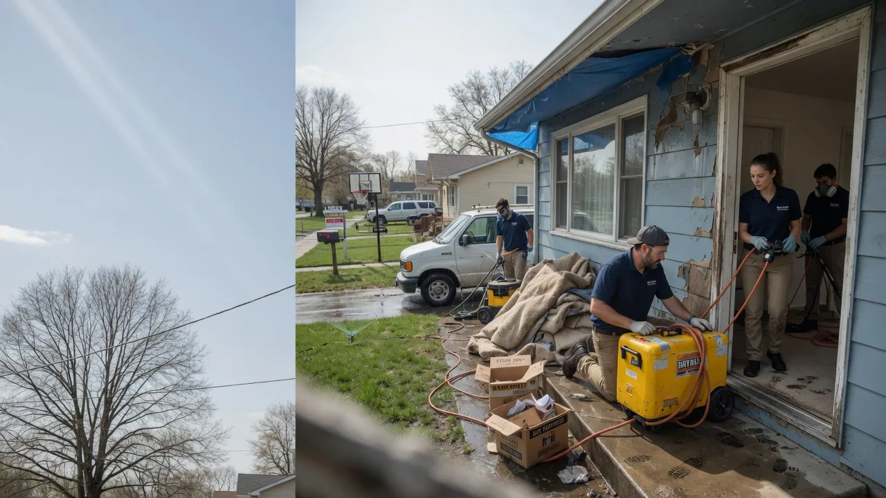 Basement Flood Cleanup in Kanorado, KS near me